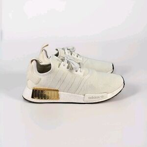 Adidas NMD R1 Boost Off EE5174 Off White /Off White‎ /Gold Metallic